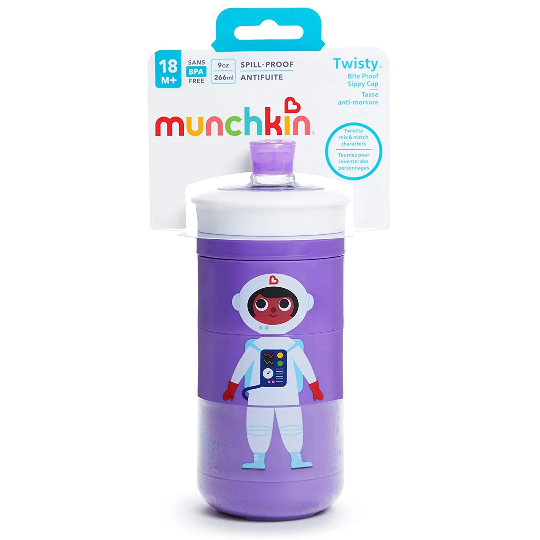 Munchkin Tasse Twisty 9oz - Mauve