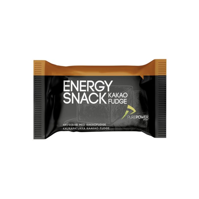 PurePower Unisex Energi-barer Energy Snack Cacao Fudge Brun