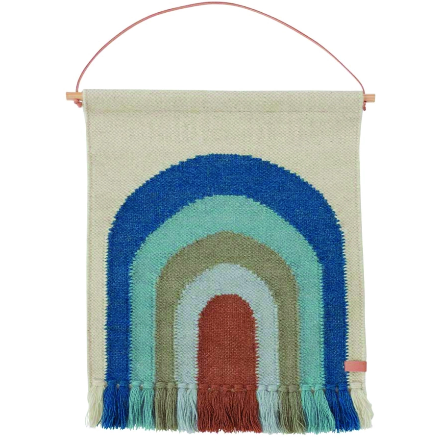 OYOY Wandbehang Follow The Rainbow Mini pale blue