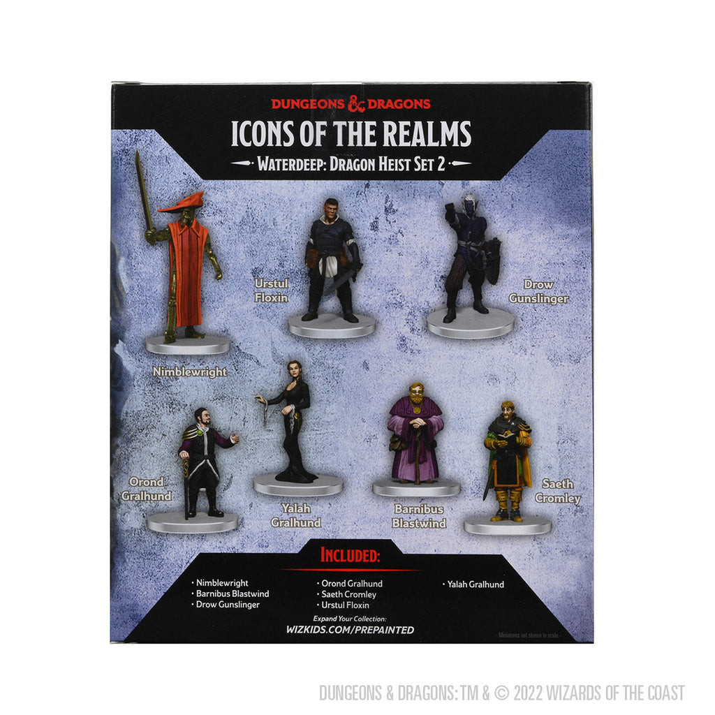D&D Icons of the Realms Premium Figures - Waterdeep - Dragonheist Box Set 2