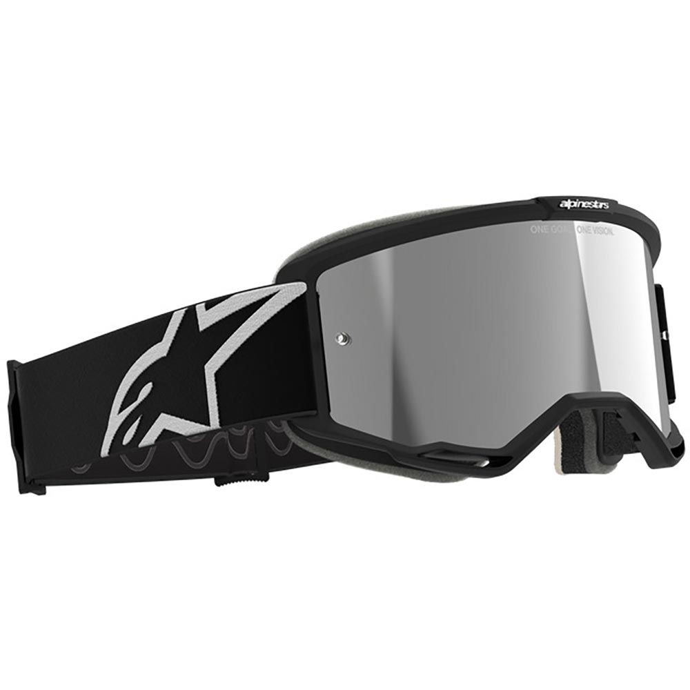 Alpinestars - Masque Vision 5 Corp Mirror Noir / Blanc / Argent