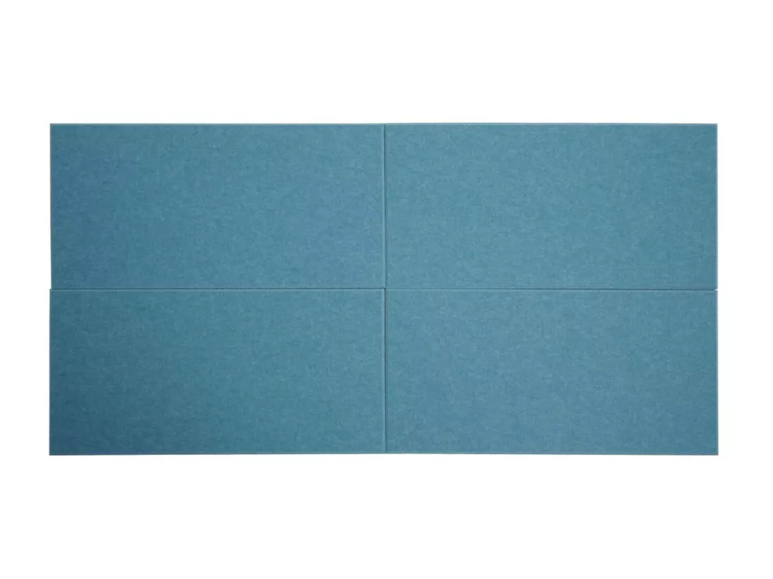 Panneau mural acoustique MCW-L52 (set de 6), bleu