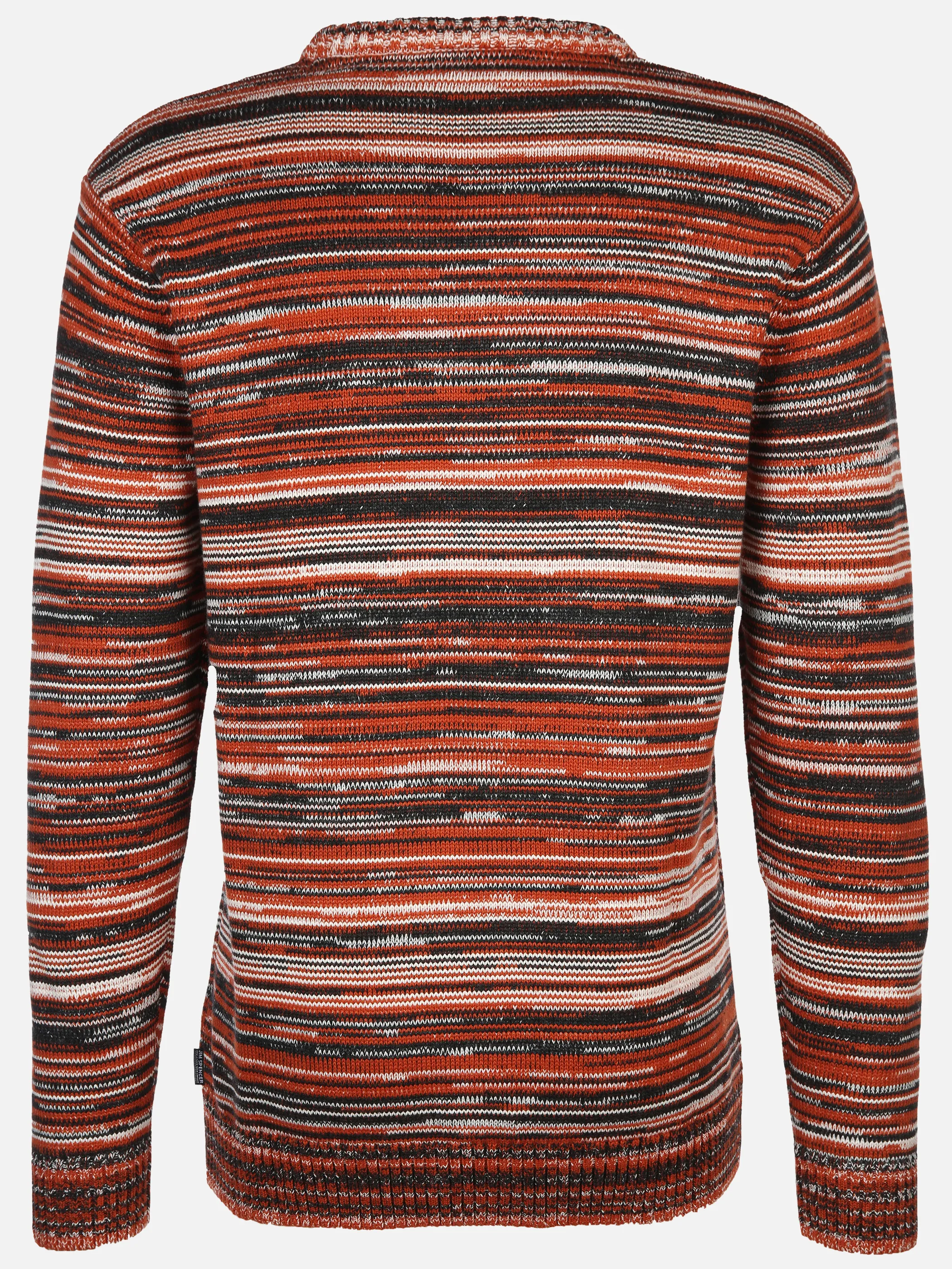 Herren Strickpullover in gestreifter Optik