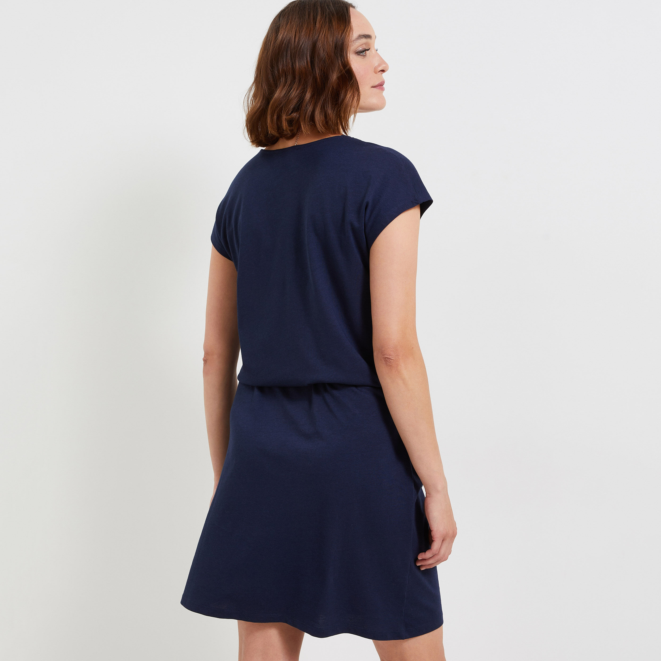 Robe maille femme - MARINE