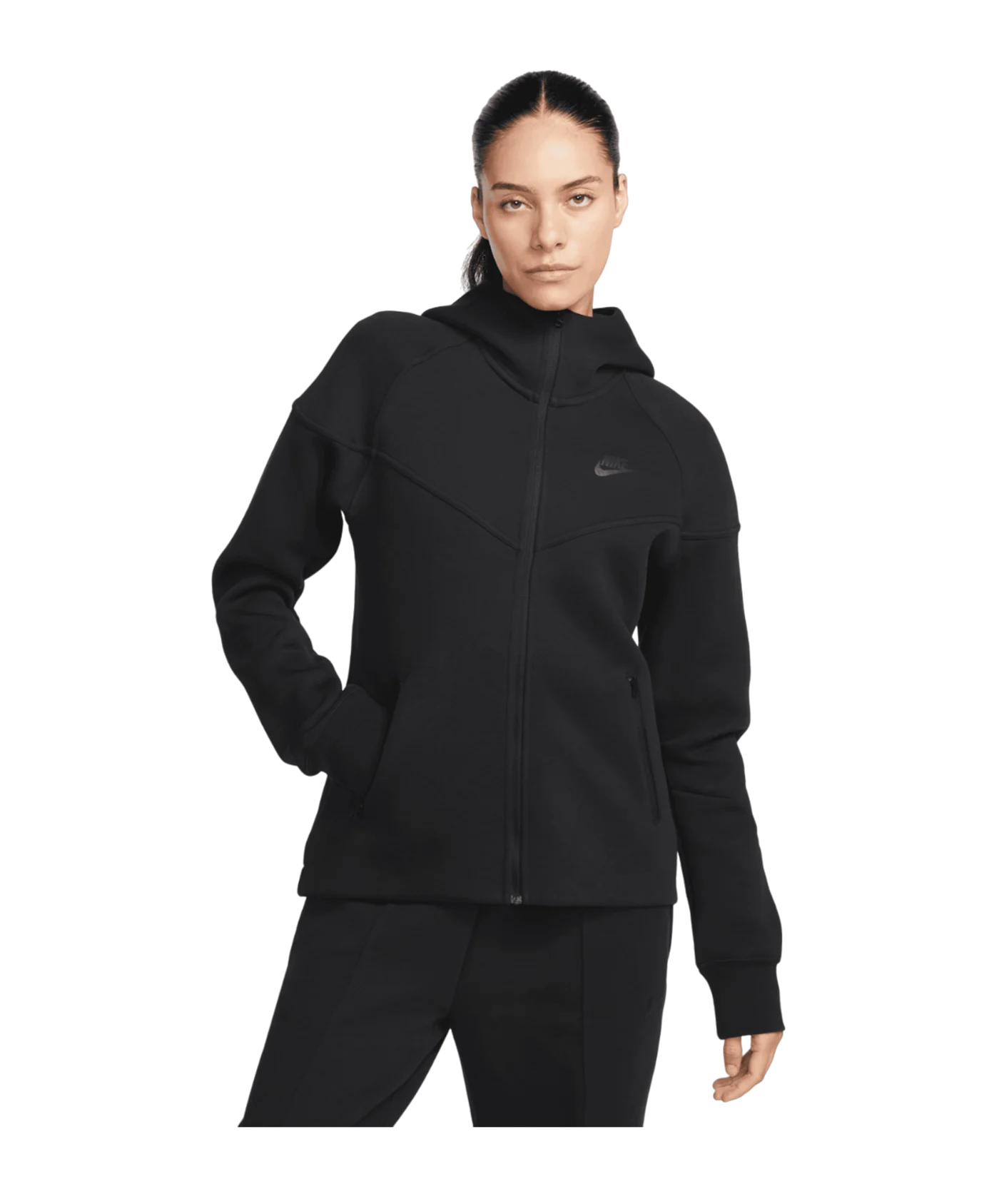 Nike Tech Fleece Windrunner Damen Schwarz F010