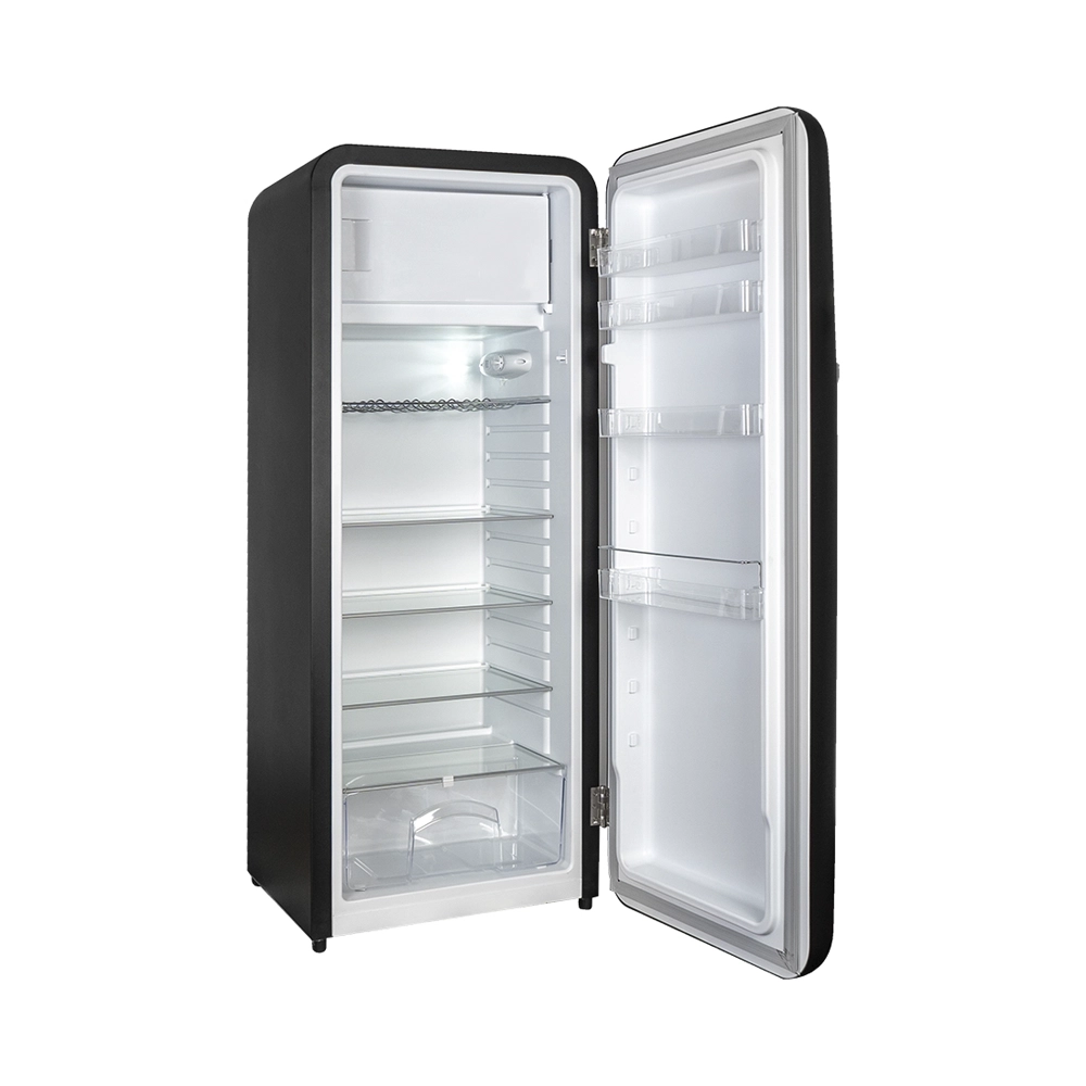 Kibernetik FSP Retro Kühlschrank 260 Liter schwarz