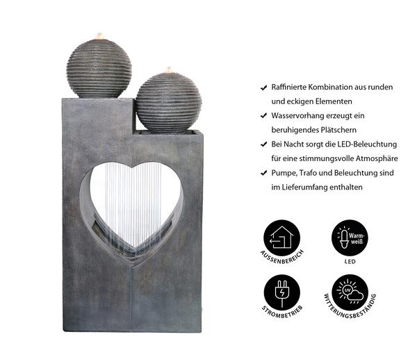 Dehner Polyresin-Gartenbrunnen Amor,