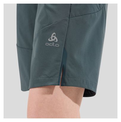 Sur-Short VTT Femme Odlo X-Alp Explorer Gris/Bleu