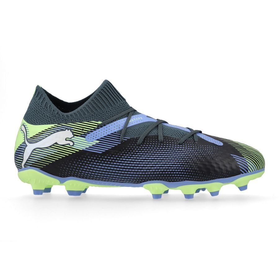 PUMA Future 7 Pro FG/AG Lights Out - Gray Skies/Blanc/Fizzy Apple Enfant