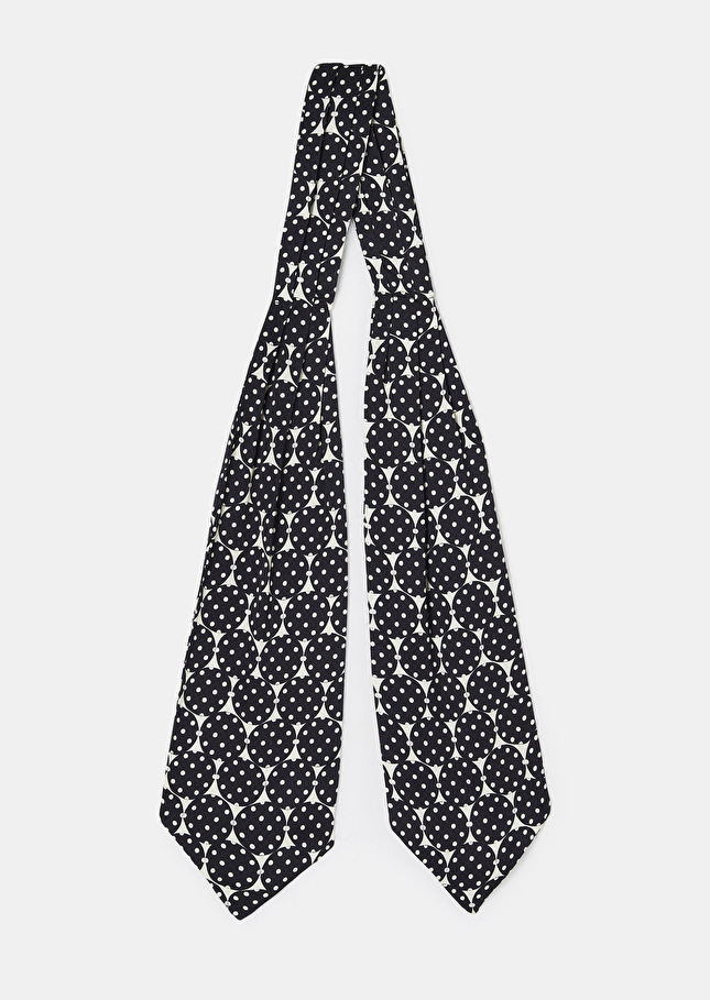 Foulard Edenécru imprimé à pois