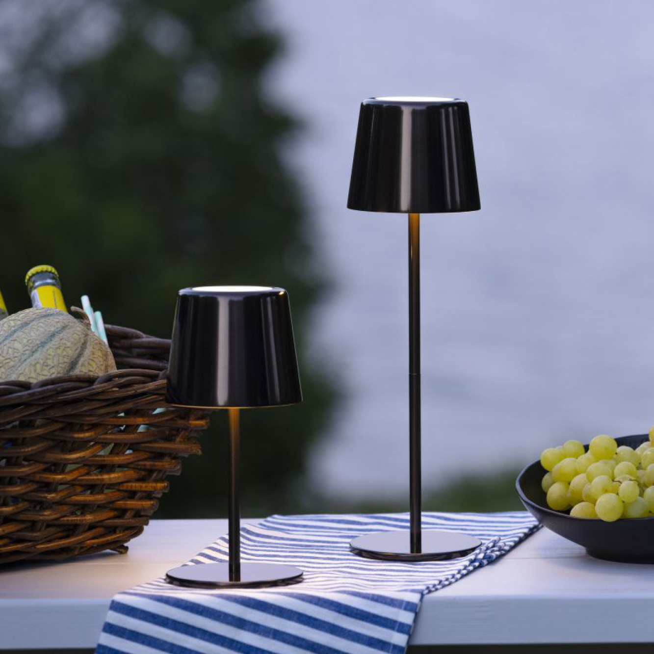 FRANCINE TAFELLAMP - OUTDOOR - ZWART