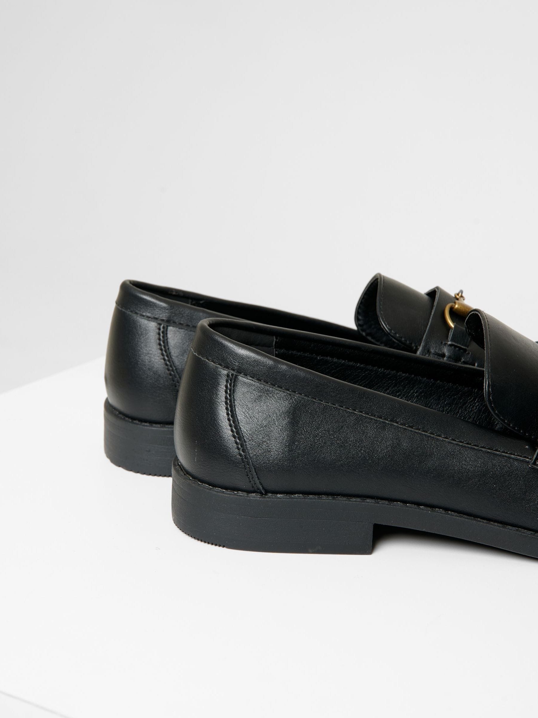 Zwart - Threadbare Snaffle Loafers