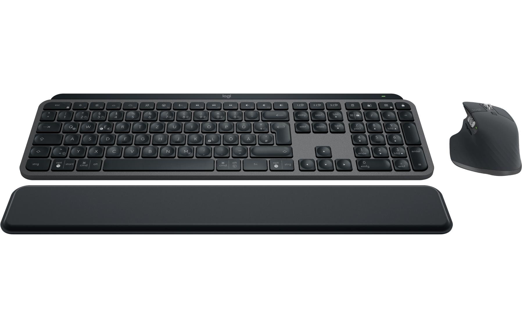 Tastatur-Maus-Set MX Keys S Combo<br>Komfortables Tastatur- und Maus-Set mit Multi-Device Kopplung und intelligenter Tastaturbeleuchtung