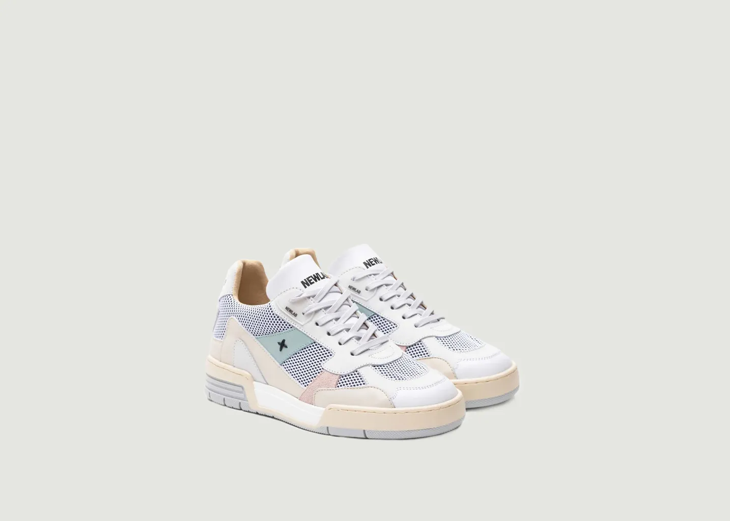 Sneakers Basket White/Beige/SkyBlue Newlab
