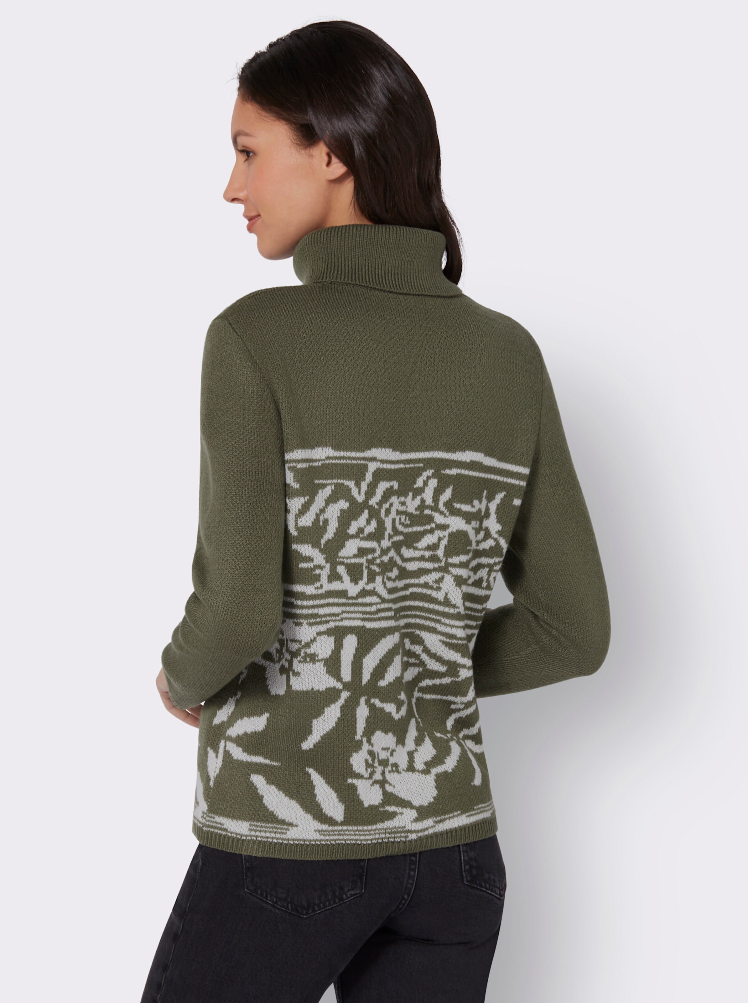 Jacquard-Pullover