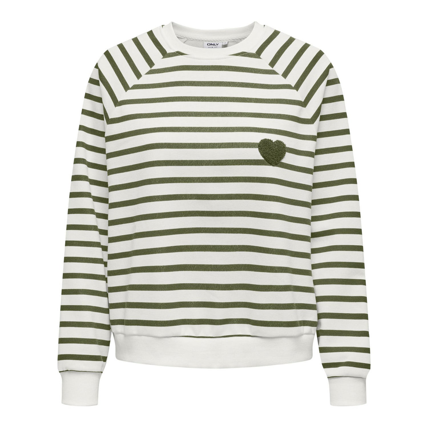 ONLY  Judy Stripe Heart Sweater