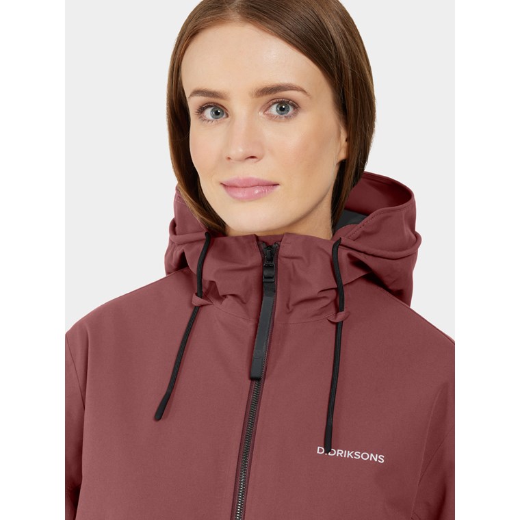 Didriksons Fia Wns Parka Old Rust