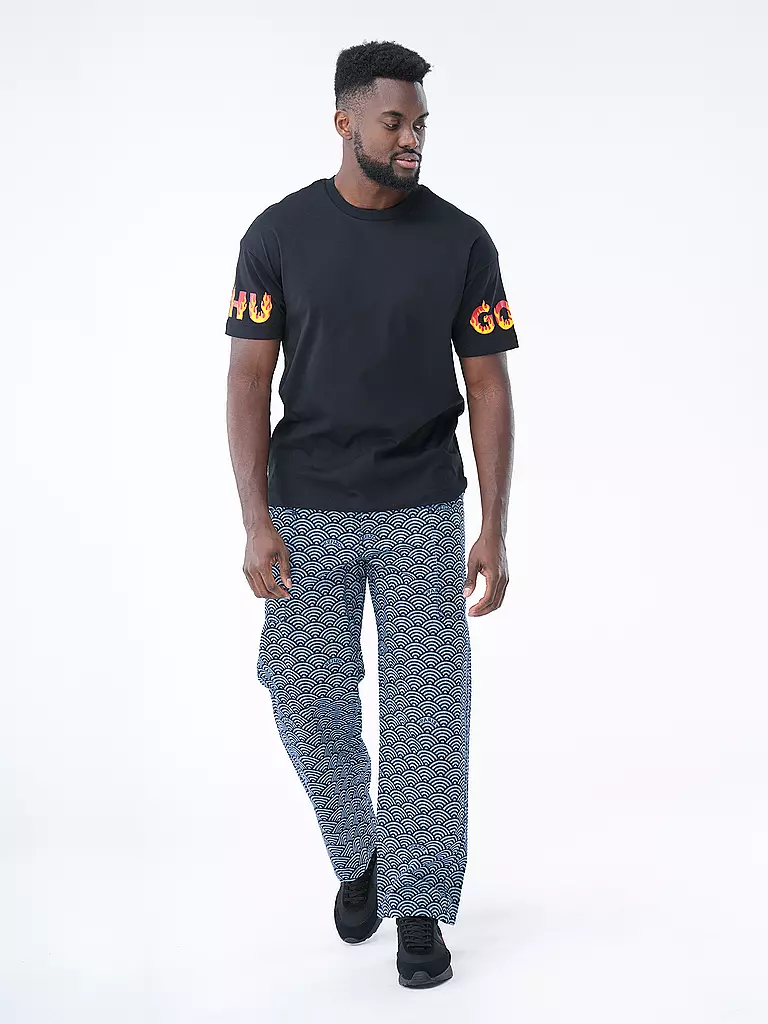HUGO Loungewear Pyjama T-Shirt schwarz