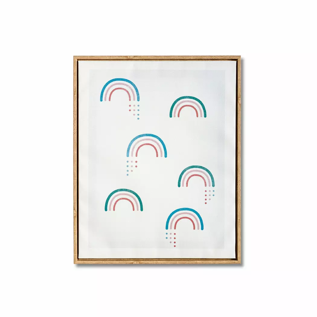 Wandbild 40 x 50 cm Regenbögen