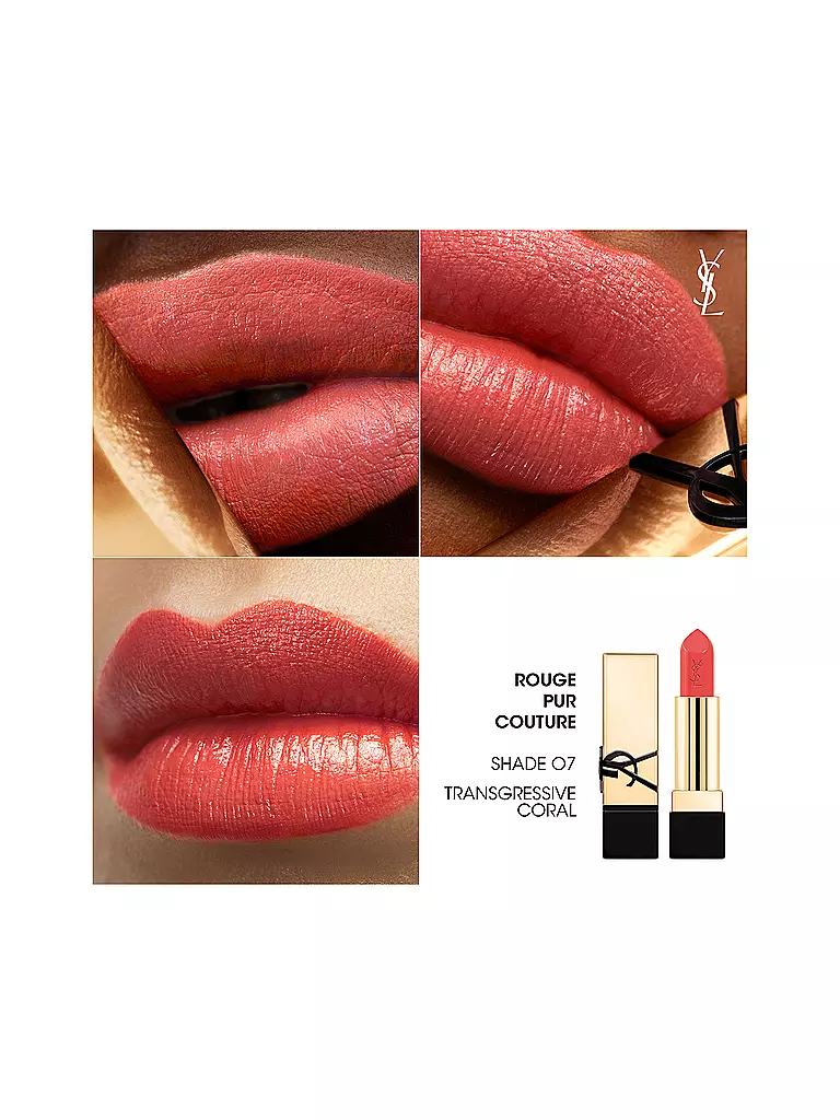 YVES SAINT LAURENT Lippenstift - Rouge Pur Couture (O7) dunkelrot