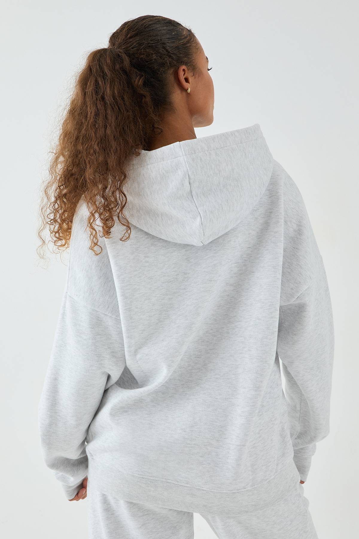 Sweat à Casynthétiqueche Oversize Zippé DSGN Studio
