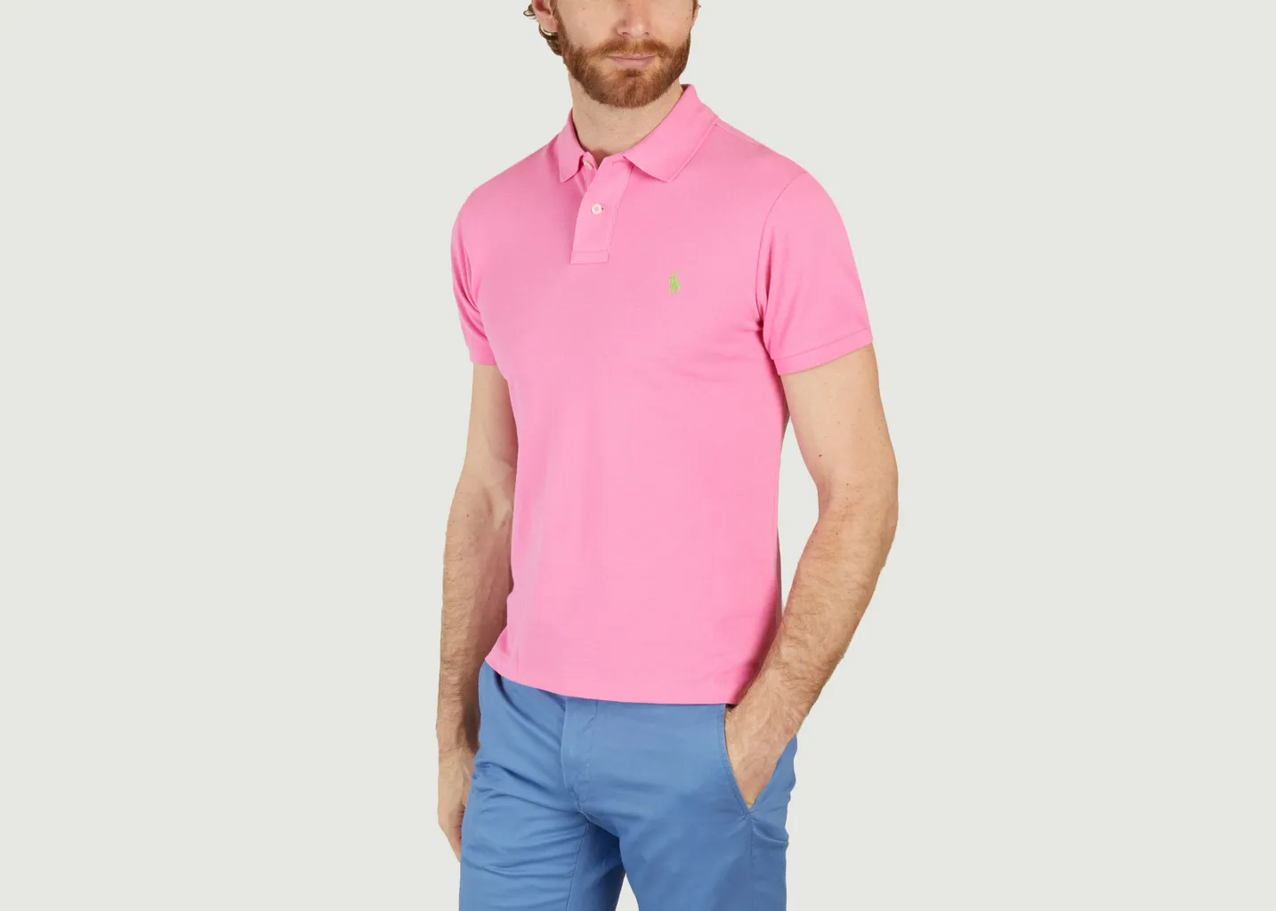Polo cintré en coton piqué Polo Ralph Lauren