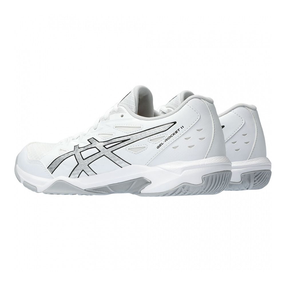 Asics GEL-ROCKET 11 - Chaussures handball Femme white/pure silver