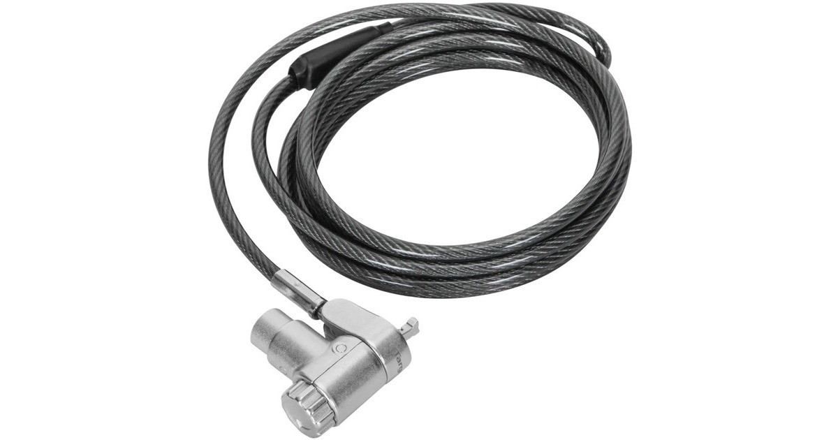 TargusDefcon Ultimate Universal Keyed Cable Lock with Adaptable Lock Head diefstalbeveiliging