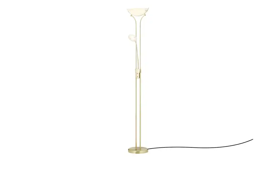 KHG LED Fluter 2-flammig matt, messingfarben