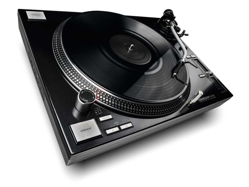 Reloop Plattenspieler RP-7000 MKII Schwarz Plattenspieler mit quarzgesteuertem Upper-Torque-Direktantrieb