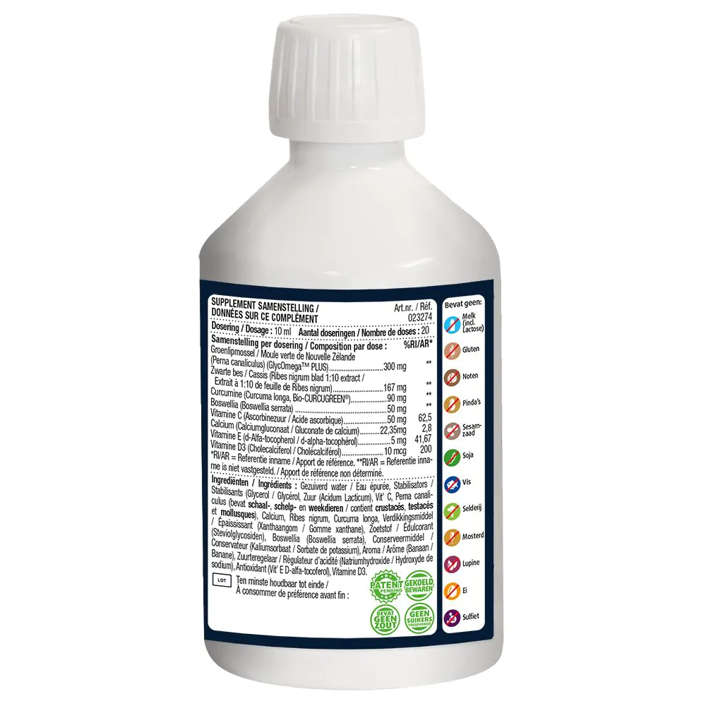 Groenlipmossel Vloeibaar 200 ml