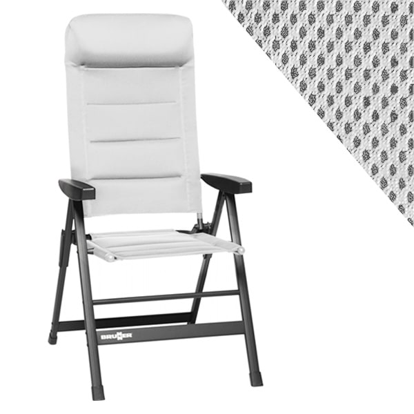 Fauteuil matelassé Skye 3D Gris BRUNNER