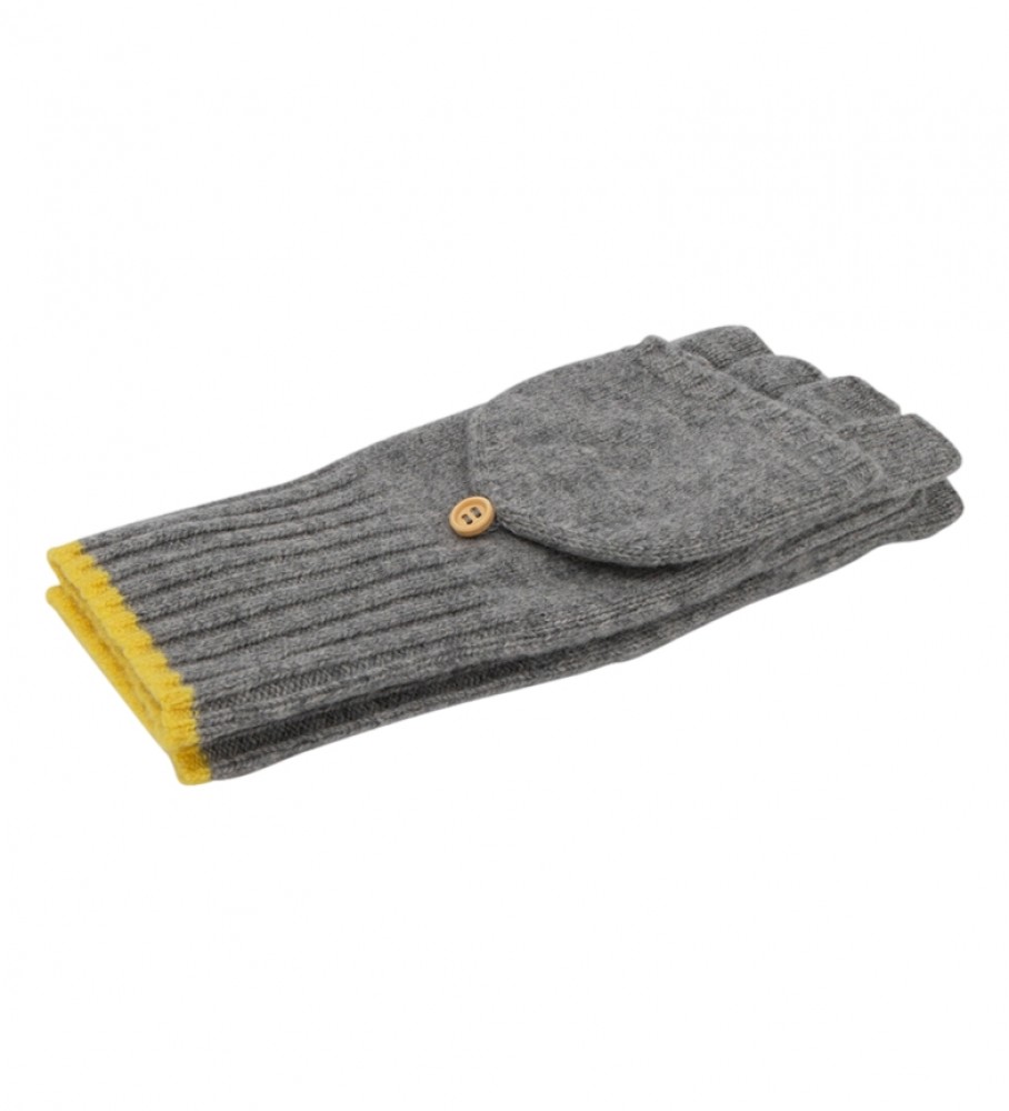 Luvas de lã cinza ECOALF Woolalf