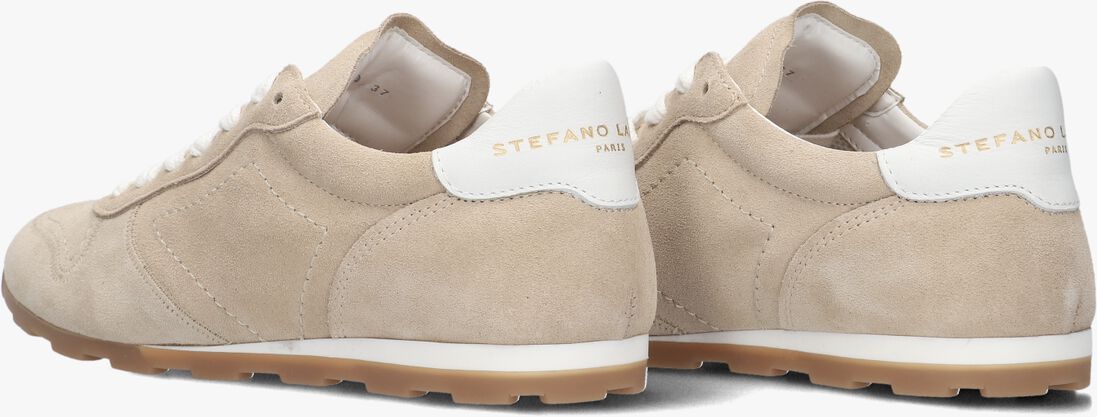 beige stefano lauran lage sneakers 1slick103