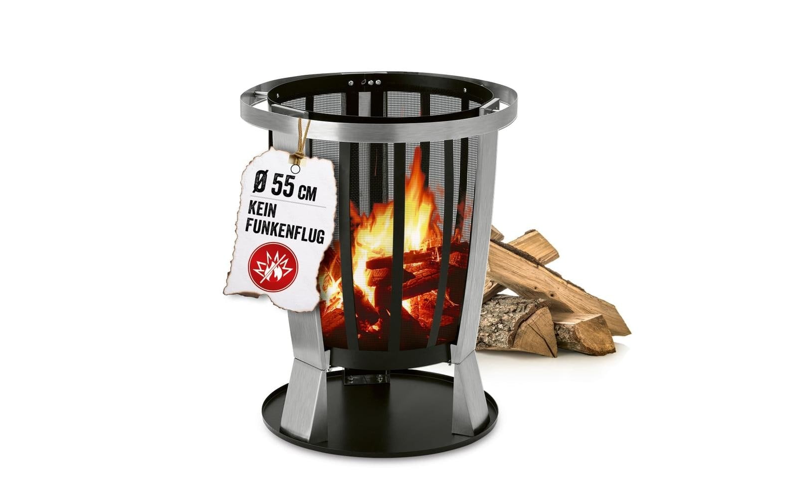 LANDMANN Feuerkorb »Rund 55 cm, Heizstrahler«