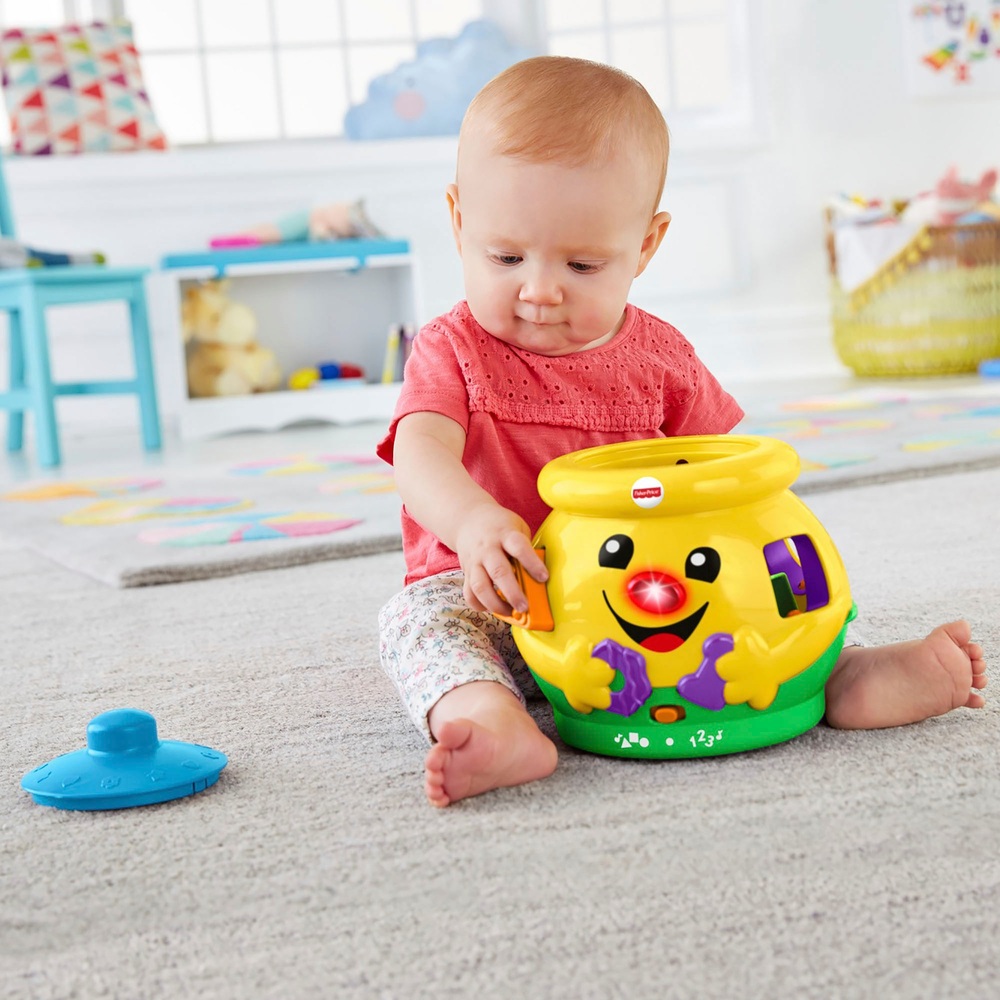 Fisher-Price Lachen & Lernen Keksformensortierer Gelb