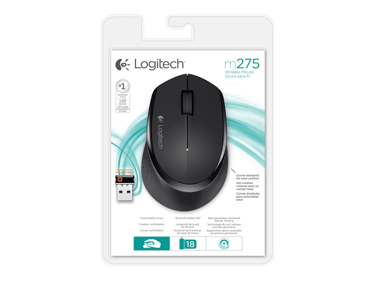 Logitech - Wireless Mouse M280 Black