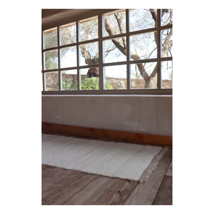 Lorena Canals Tapis Steppe Runner | Blanc