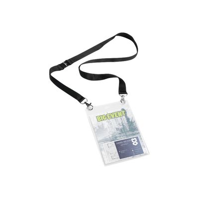 Durable - 10 Portes badge événementiel A6 - avec lacet textile