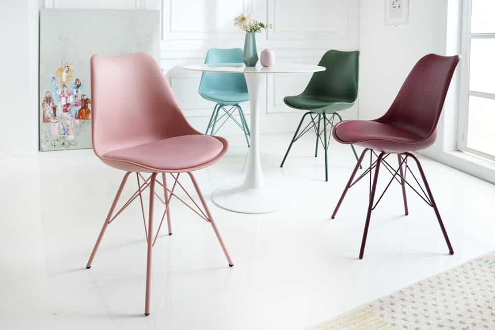 Retro Stuhl SCANDINAVIA MEISTERSTÜCK rosa