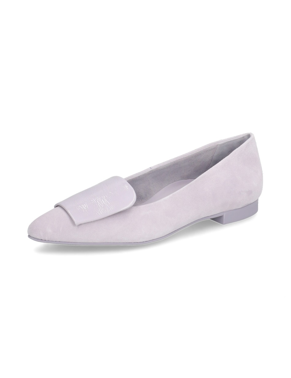 Veloursleder Ballerina