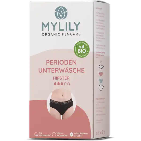 Periodenunterwäsche Hipster Strong, schwarz - L