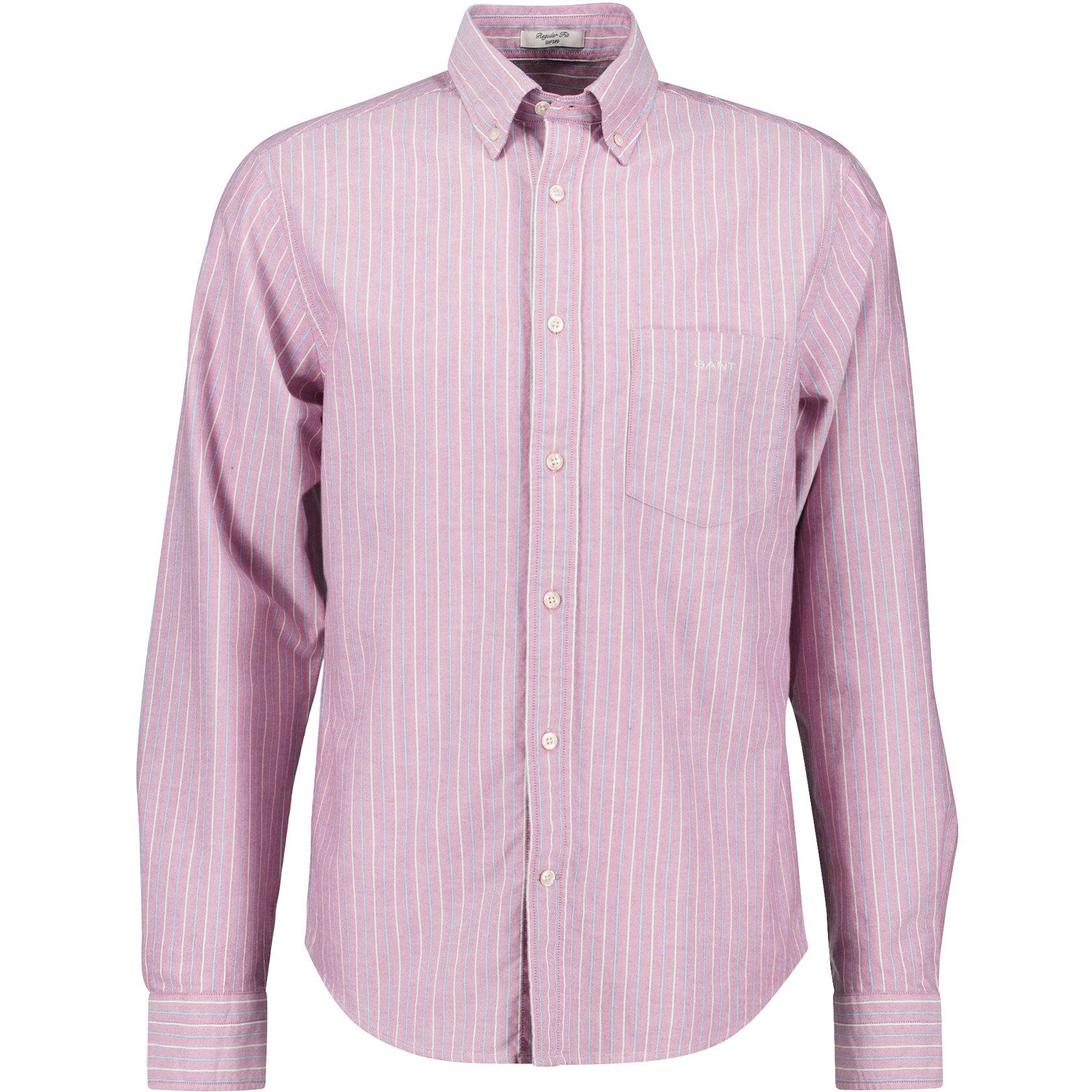 Gant REG OXFORD STRIPE SHIRT IRON RED M