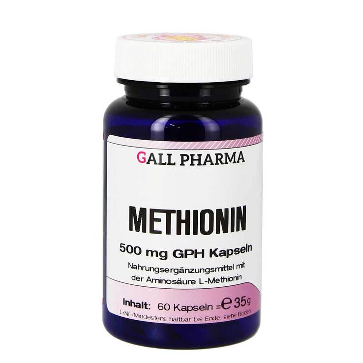Methionin 500 mg GPH Kapseln, 60 St