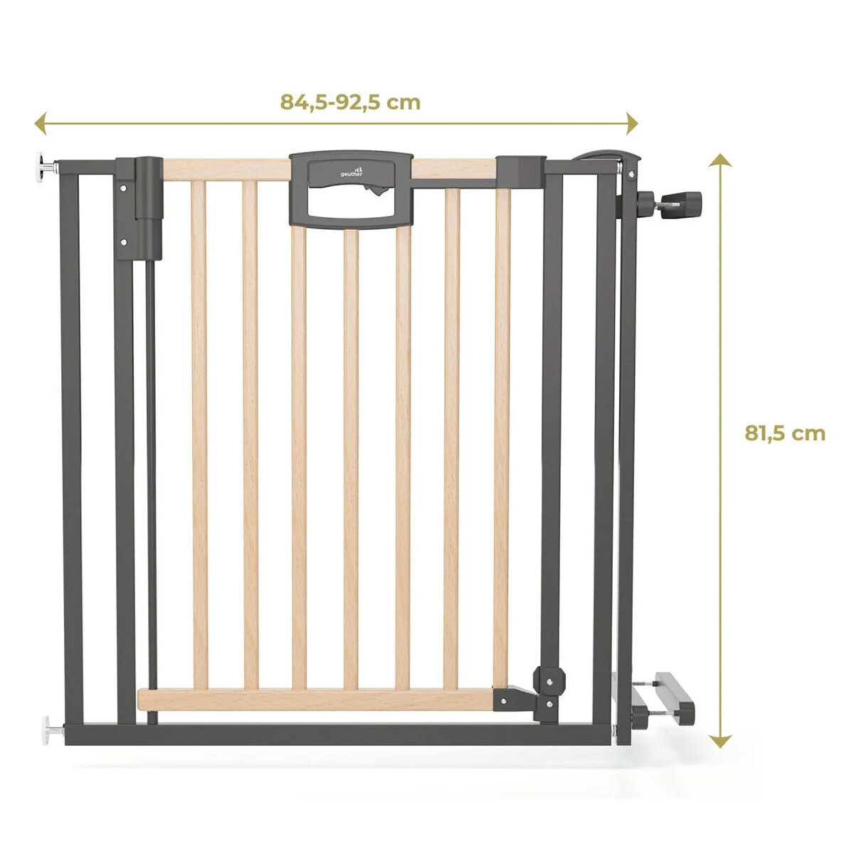 Geuther Baby Products GmbH Geuther by reer 2793 Treppenschutzgitter Easylook, zum Klemmen 84,5 - 92,5 cm
