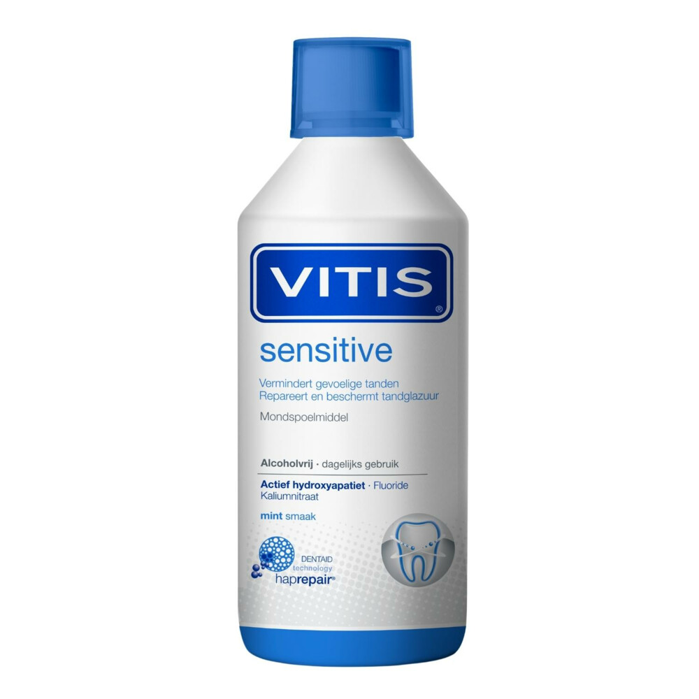 Vitis Mondwater Sensitive500 ml