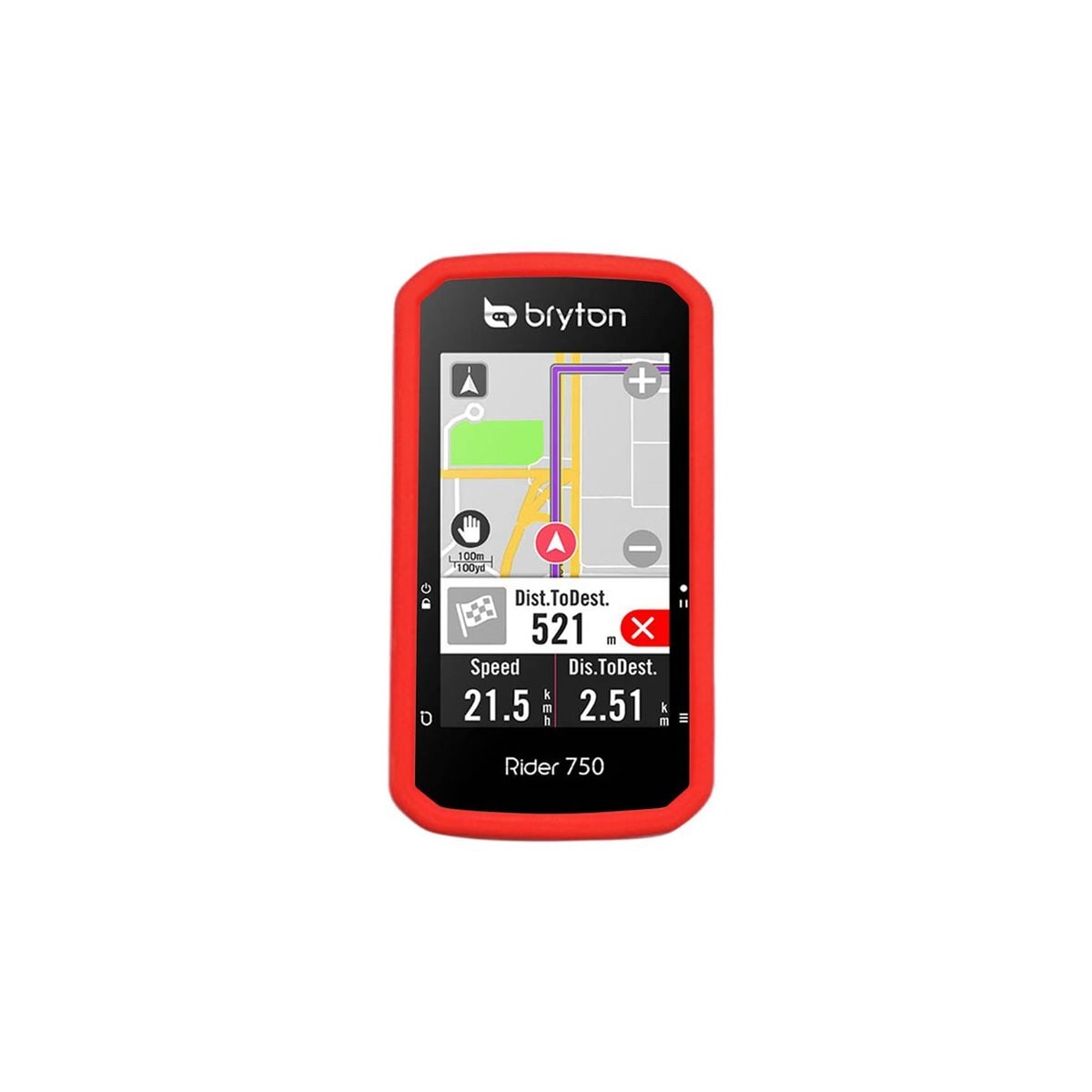 Silikon deksel Bryton Rider 750 T - Rød