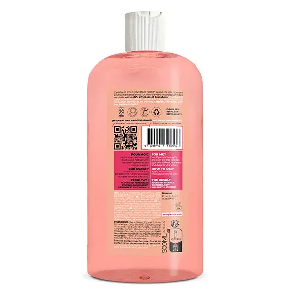 Energie Fruit Gel douche Grenadine exquise - 500ml