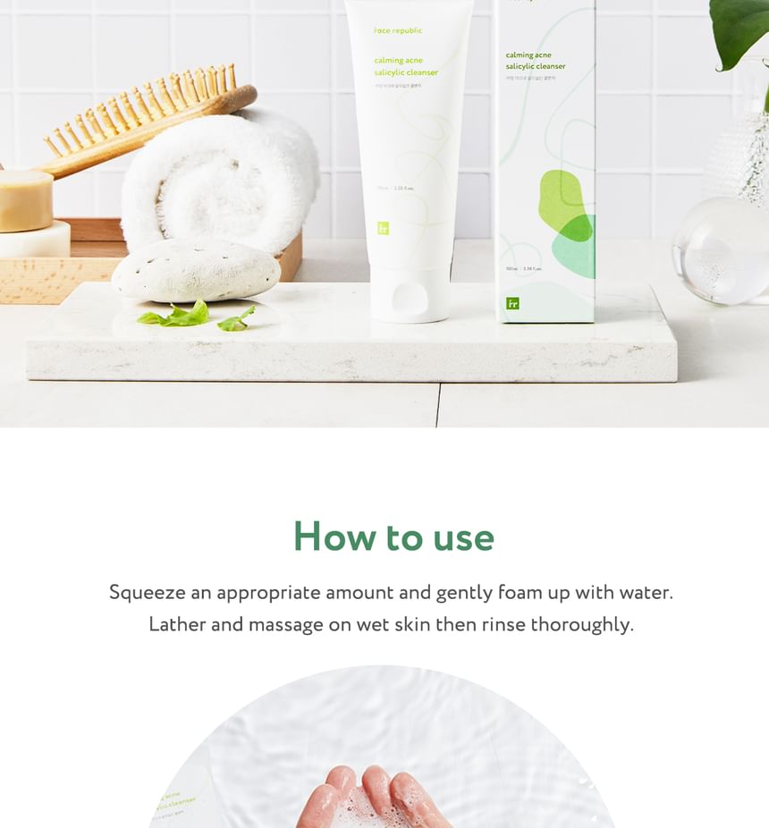 face republic - Kalmerende acne-salicylaatreiniger