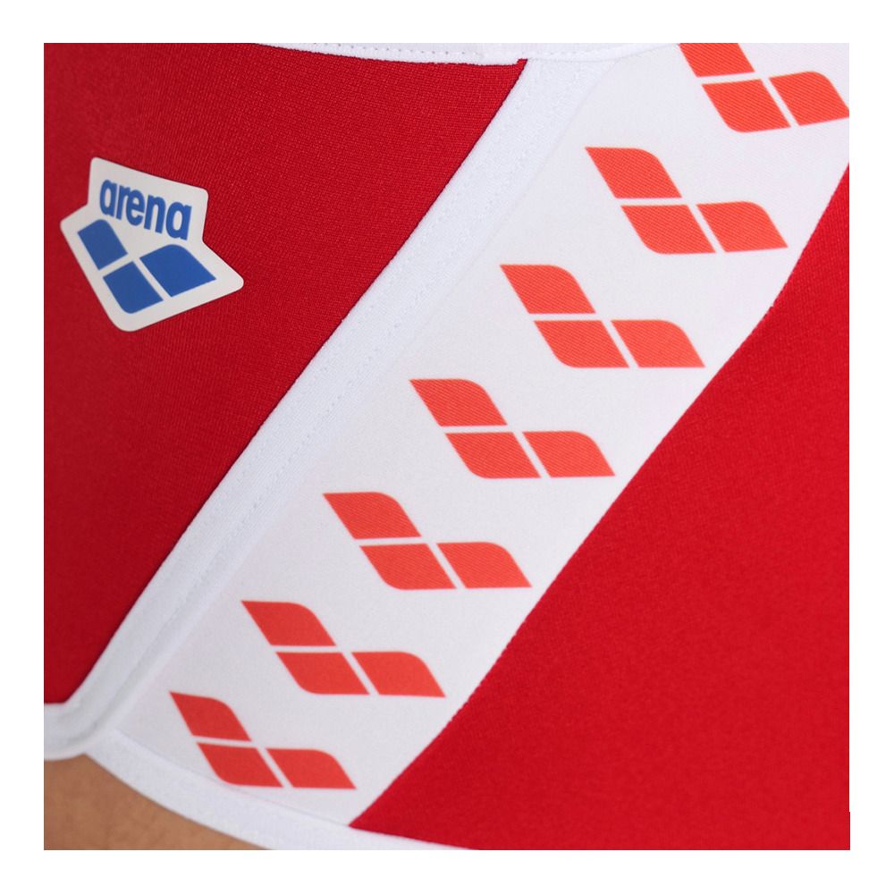 Arena ICONS - Boxer de bain Homme red/white